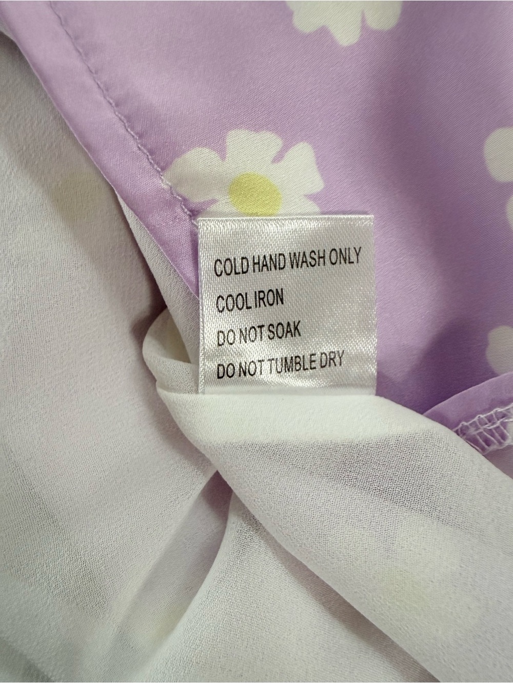 Princess Polly Lilac Daisy Satin Mini Skirt Y2K Cottagecore Size 4 - Picture 10 of 12